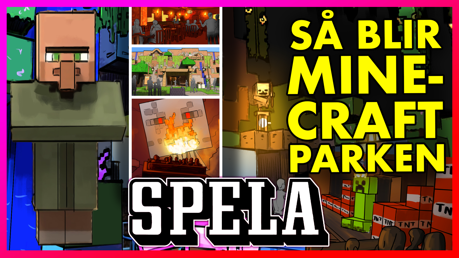 Nya bilder: Så blir Minecraftparken