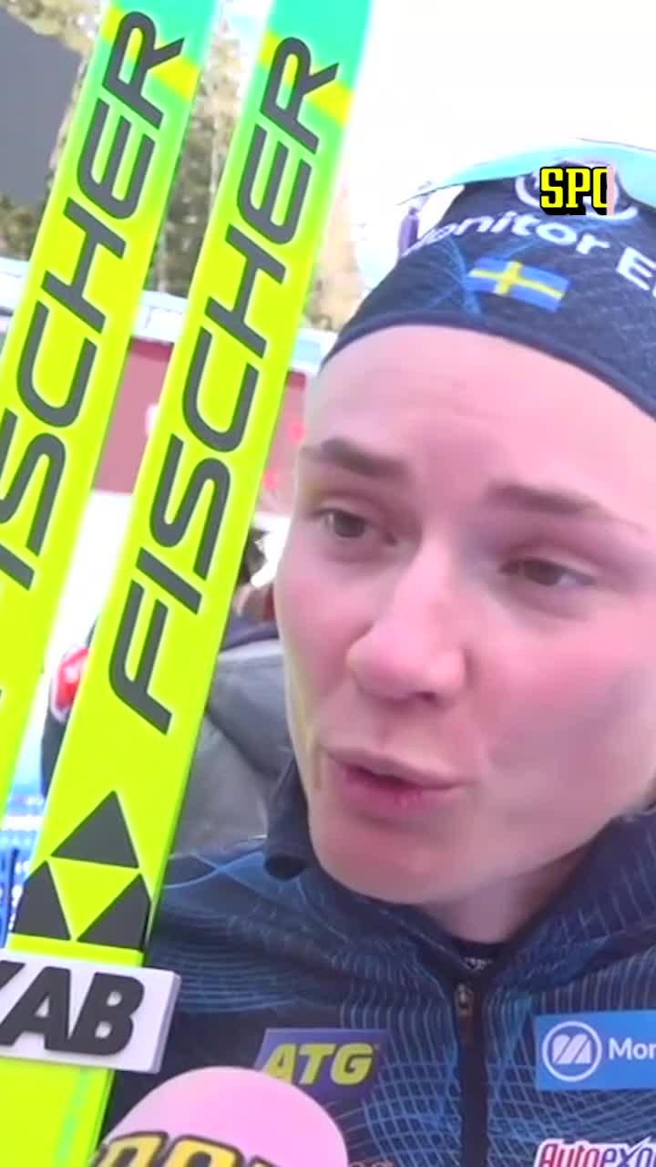 Hanna Öbergs ord om systerns medalj