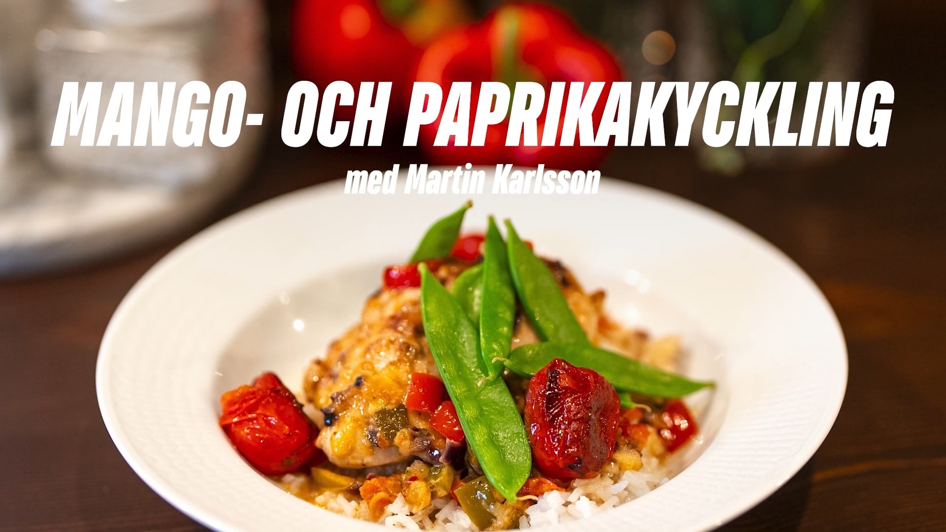 Martins mango- och paprikakyckling