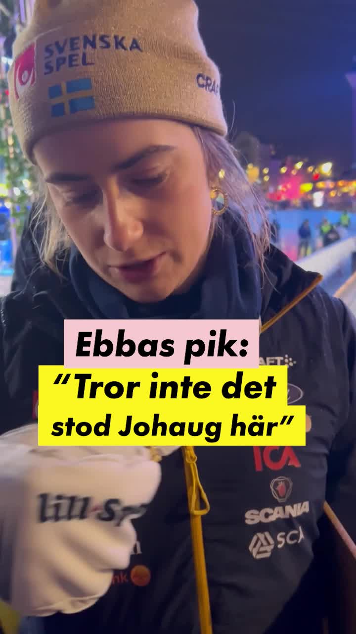 Ebba Anderssons pik till Norge och Johaug