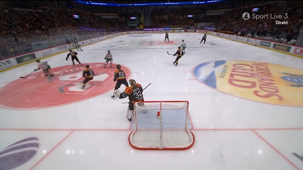 Brynäs vann efter straffar mot Rögle