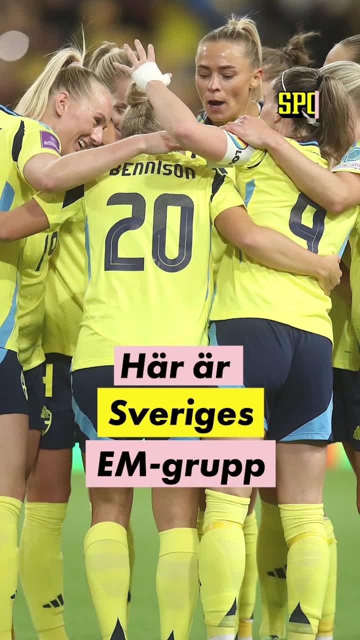 Här är Sveriges EM-grupp