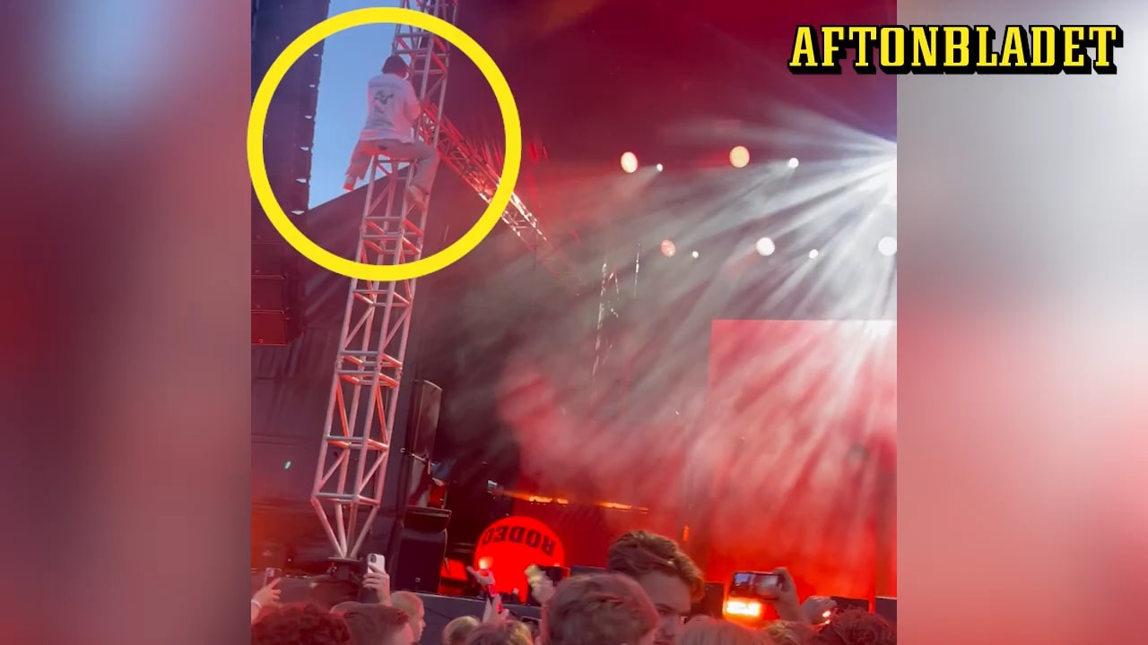 Här faller Bolaget-stjärnan mitt under konserten: &ldquo;Tack för ikväll&rdquo;