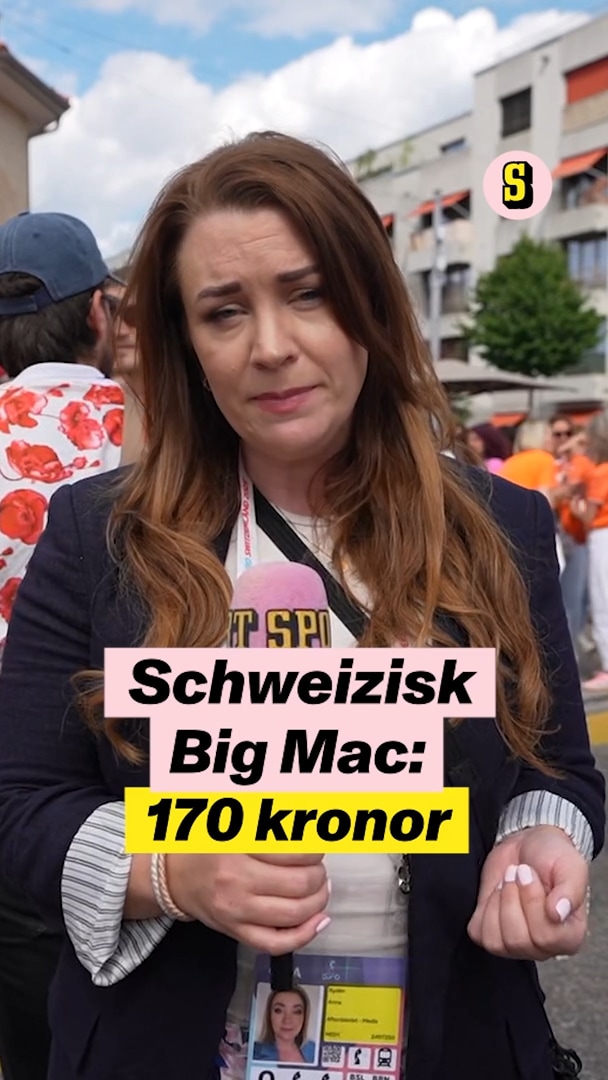 Big Macen kostar dubbla (!) i Schweiz