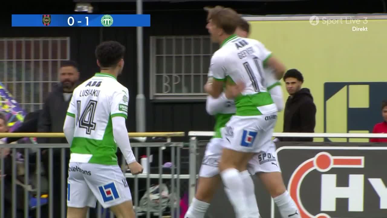 Här avbryts matchen - hämtas med helikopter