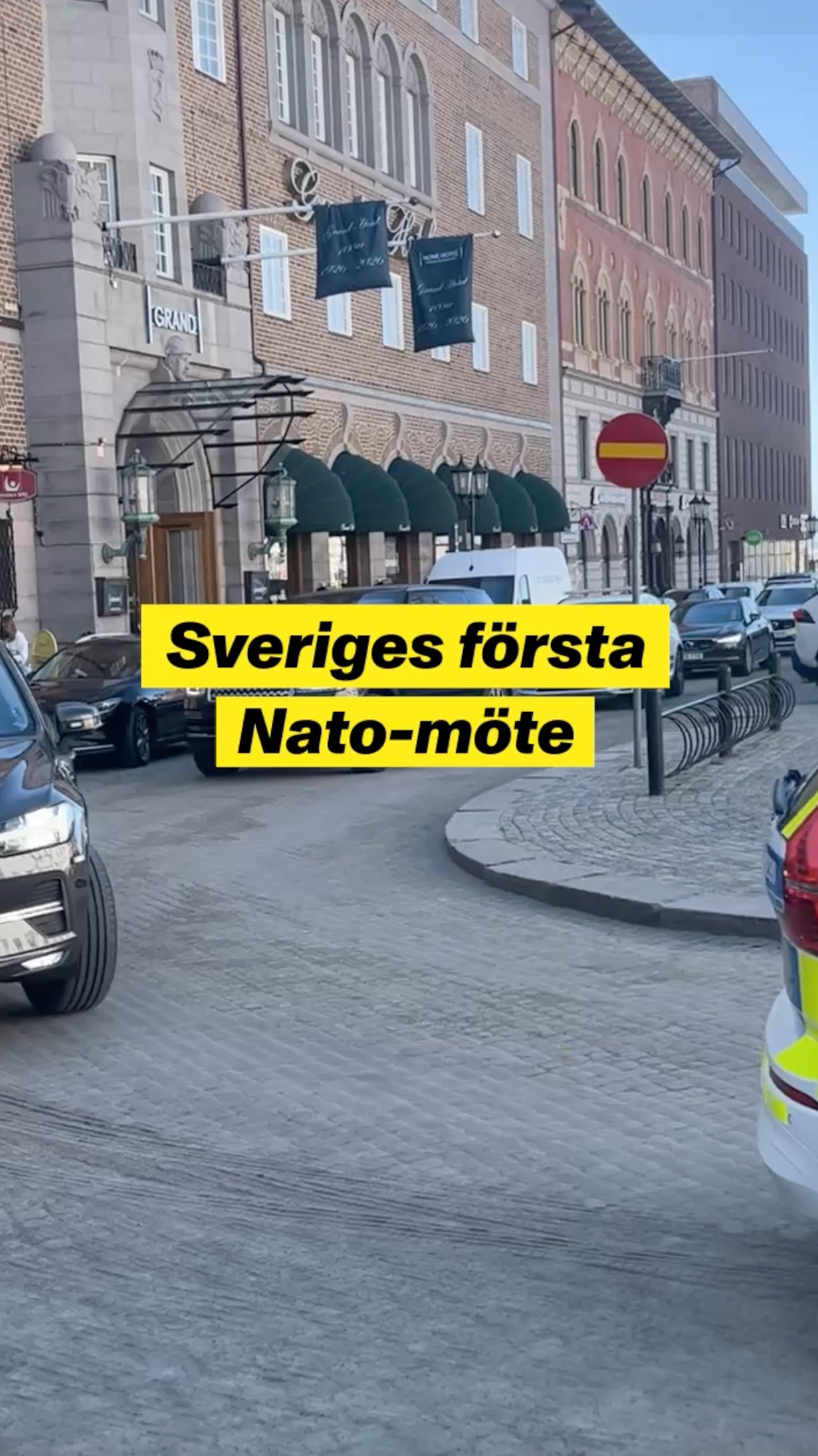Polisen redo för Natomötet