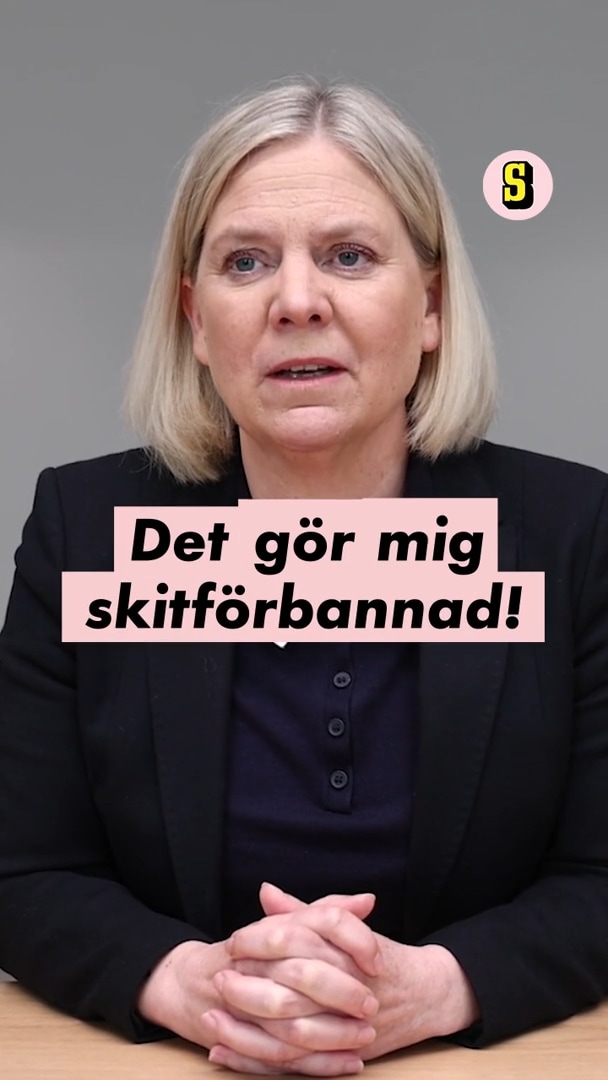 Magdalena Andersson: &ldquo;Det gör mig skitförbannad!&quot;