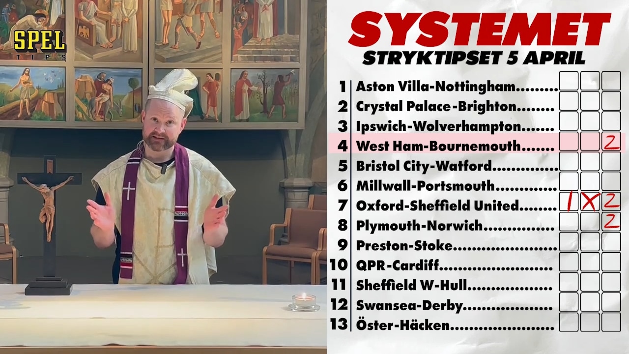 Stryktipset 5 april: Bästa dragen, skrällarna och spikarna