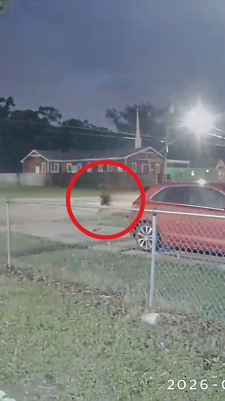 Här flyr skytten från brottsplatsen