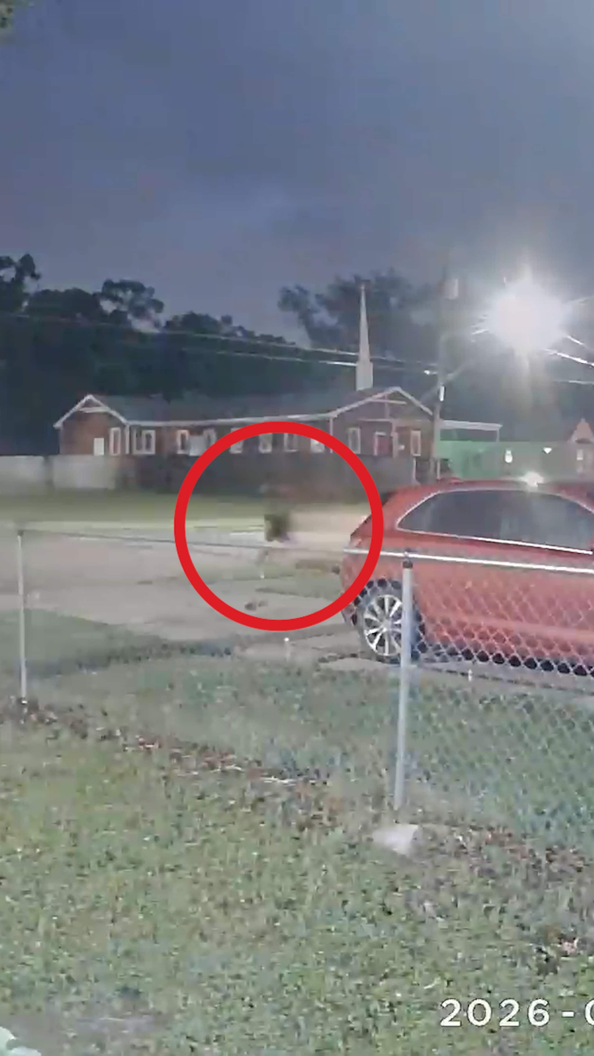 Här flyr skytten från brottsplatsen