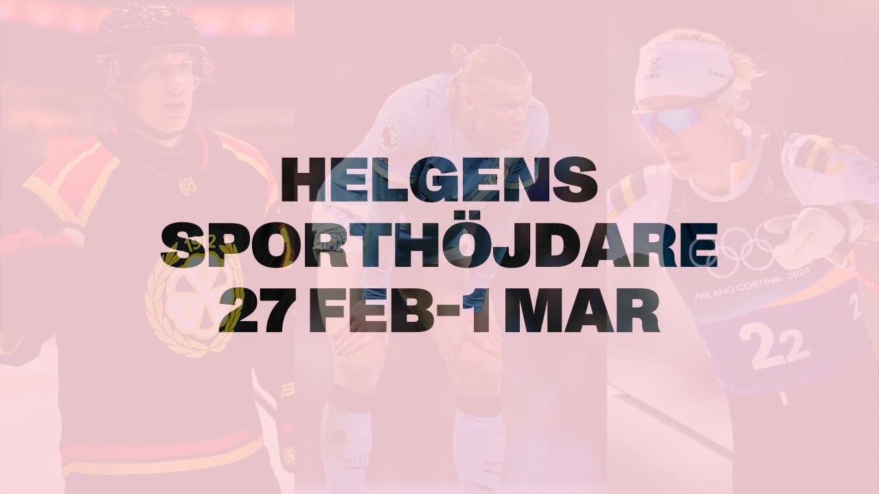 Här är helgens sporthöjdare 27 februari-1 mars