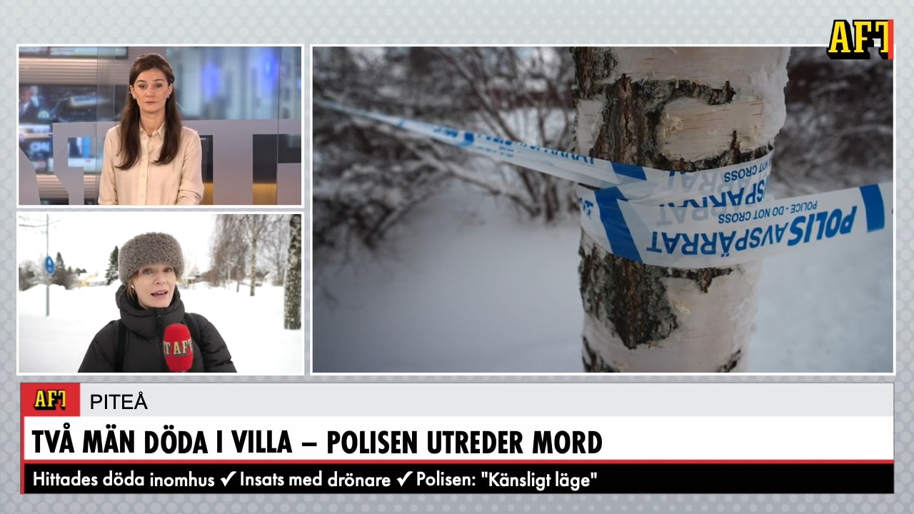 Två män döda i villa – polisen utreder mord
