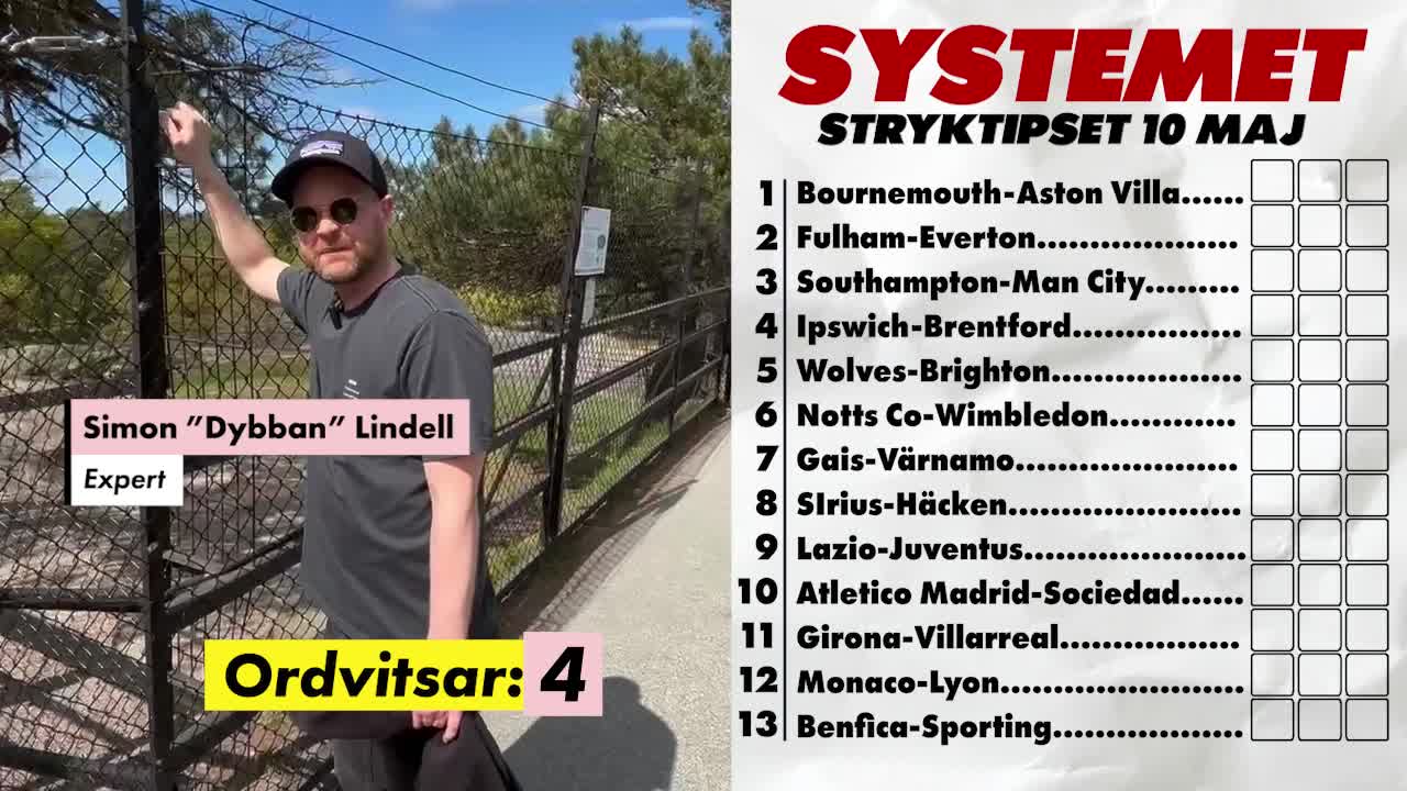 Stryktipset 10 maj: Experternas guide till 13 rätt