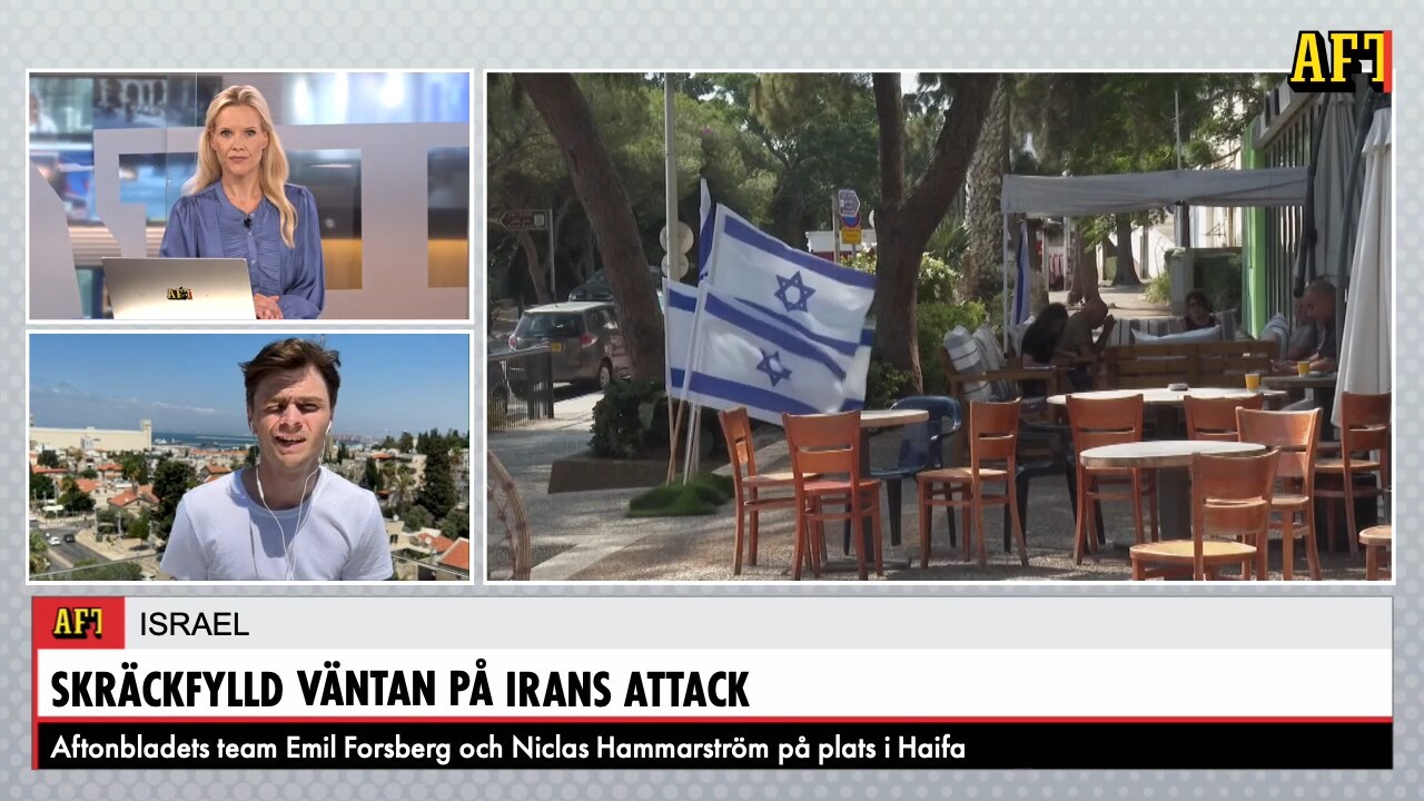 Skräckfylld väntan på Irans attack – Aftonbladet på plats i Haifa
