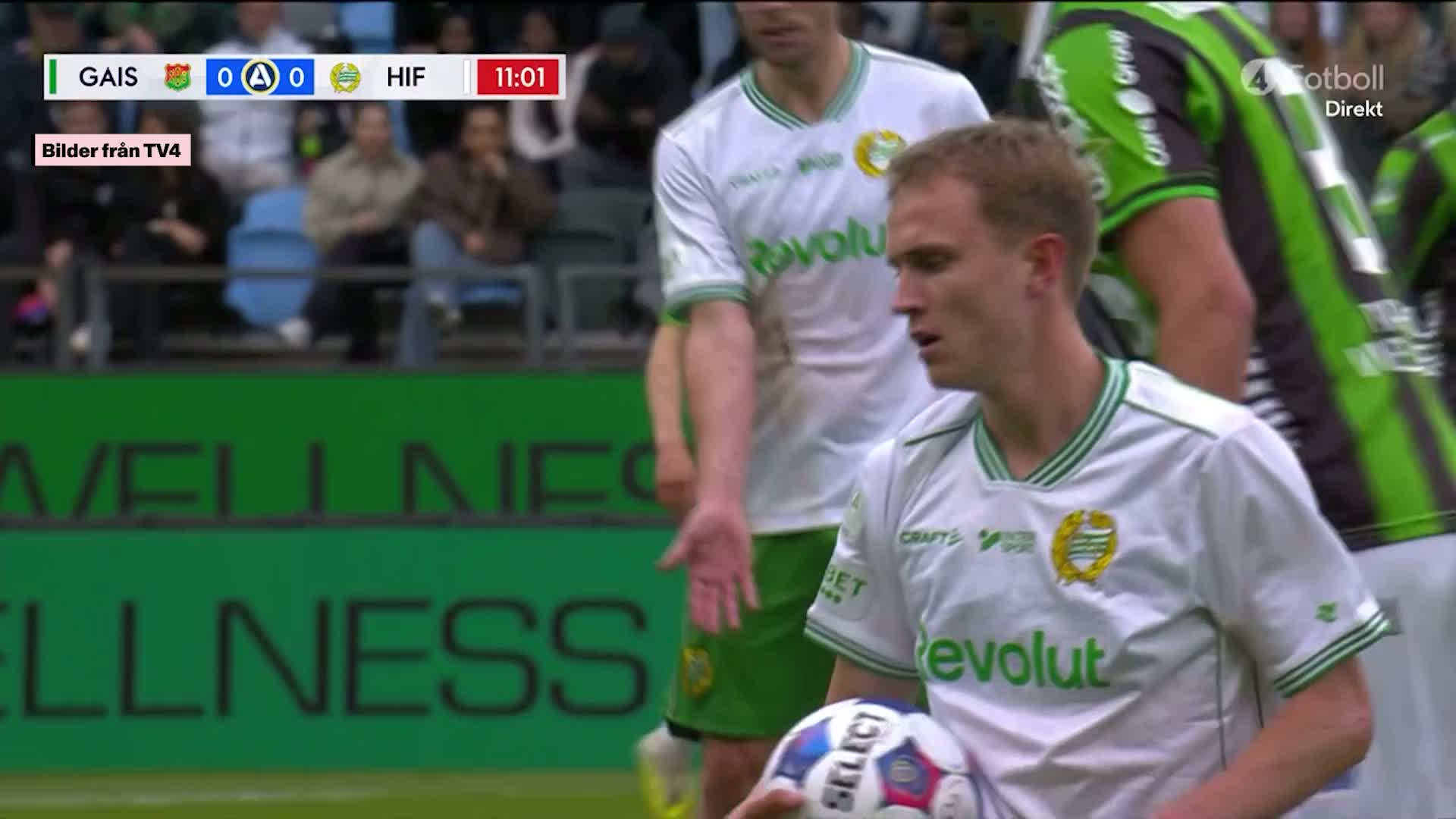 Gais nollade Bajen – efter rött kort