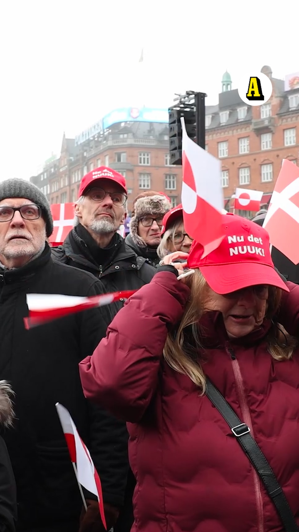 Demonstration i Danmark mot Trump: ”Jag tycker han är ganska galen”