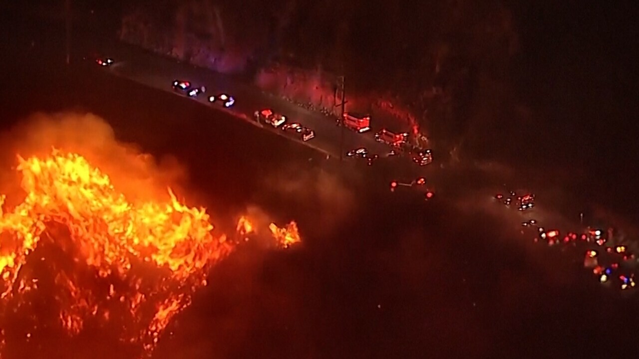 Se ”Franklin Fire” – sprider sig i Malibu