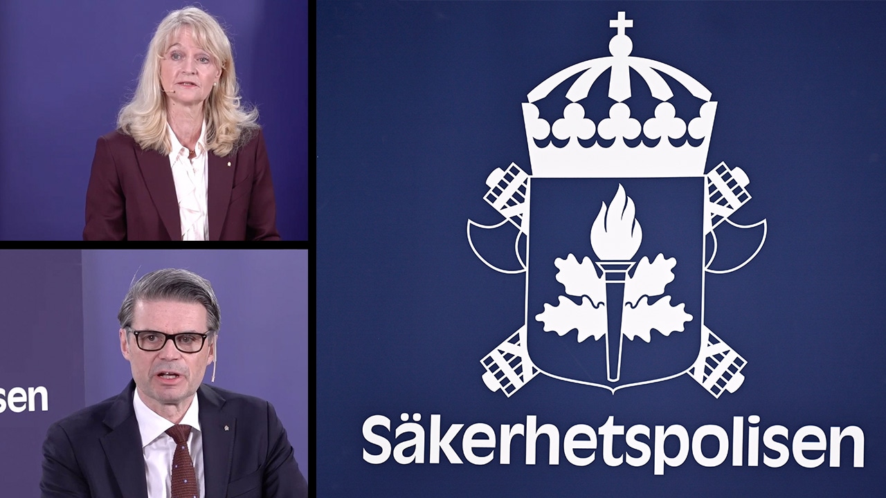 Säpo: ”Terrorhotnivån mot Sverige ligger på en hög nivå”
