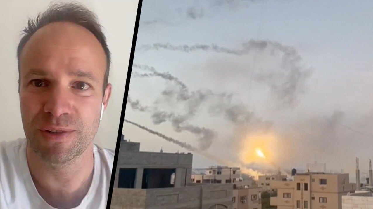 Anders på plats i Jerusalem: ”Såg raketerna från balkongen”