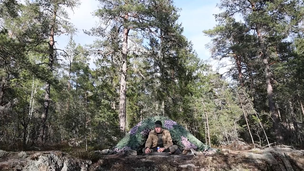 Vinterskogen – Tältplatsen i skogen