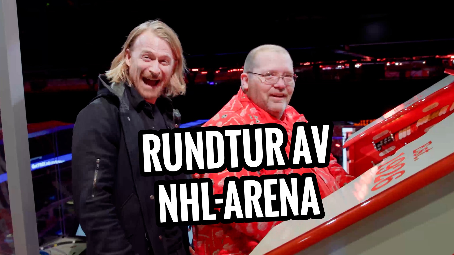 Får exklusiv inblick under Detroit-match