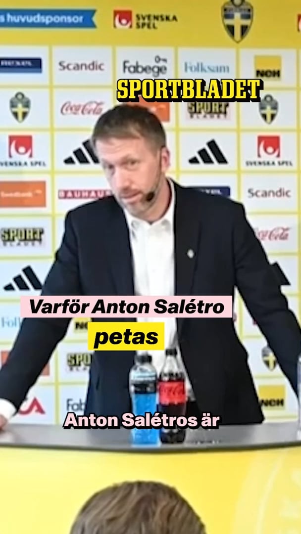 Potter om varför Salétros petas