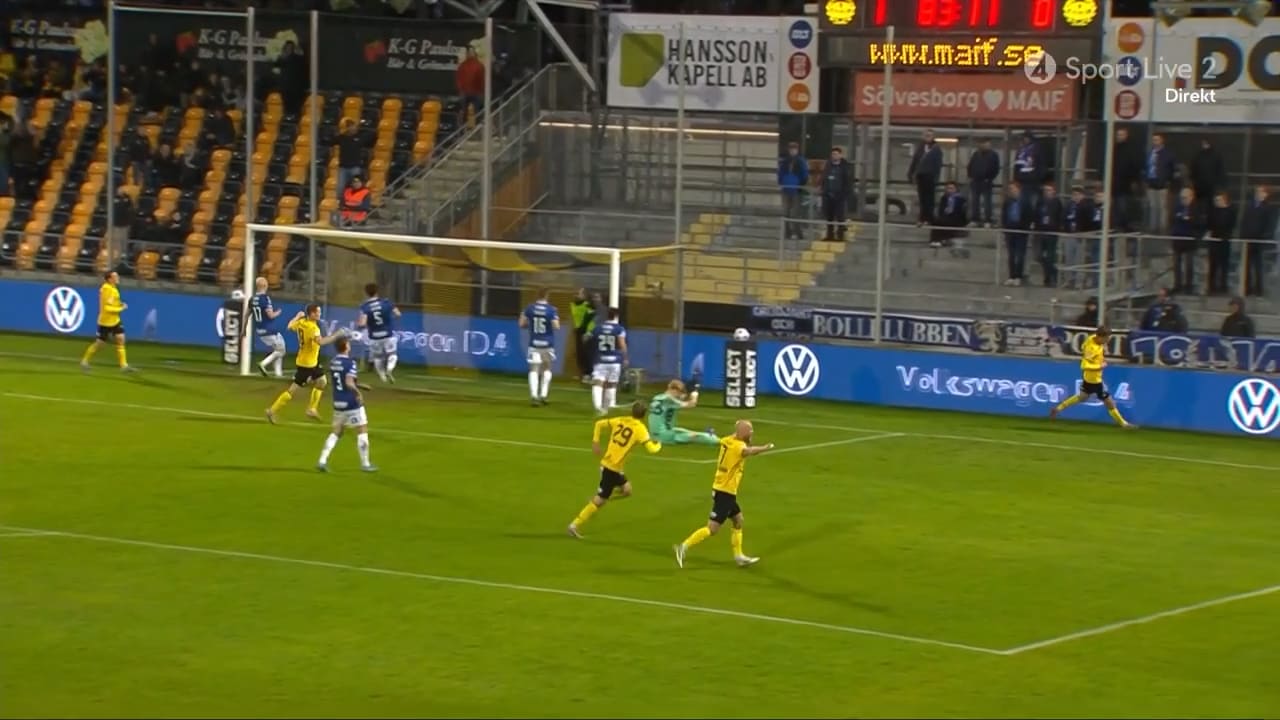 Se målen i Mjällbys seger mot Halmstad