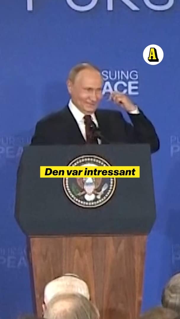 Här hyllar Trump och Putin varandra: ”Fantastisk relation”