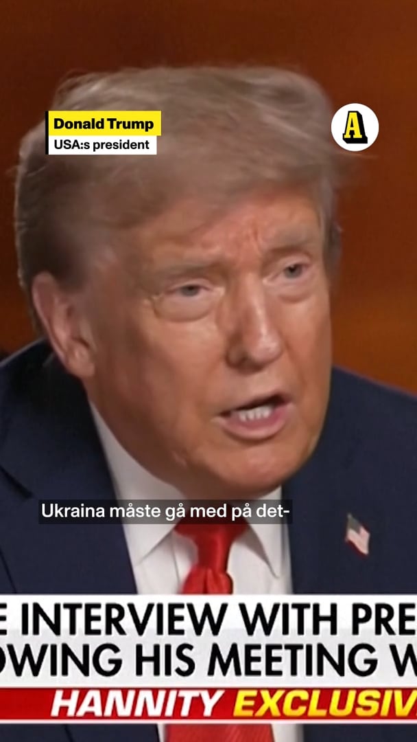 Trump till Fox News: "Ukraina måste säga ja"