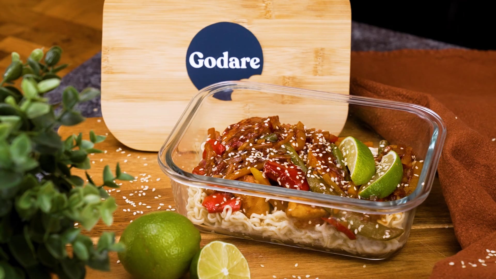 Sweet chilikyckling med nudlar