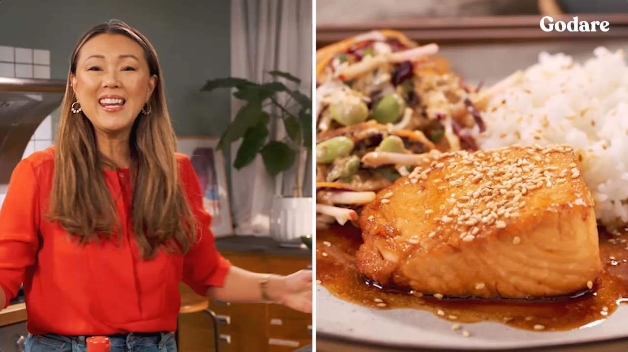 Jennie Walldén lagar teriyakilax