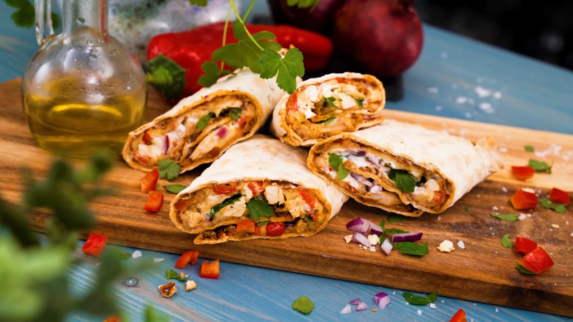 Tunnbrödsrulle i ugn