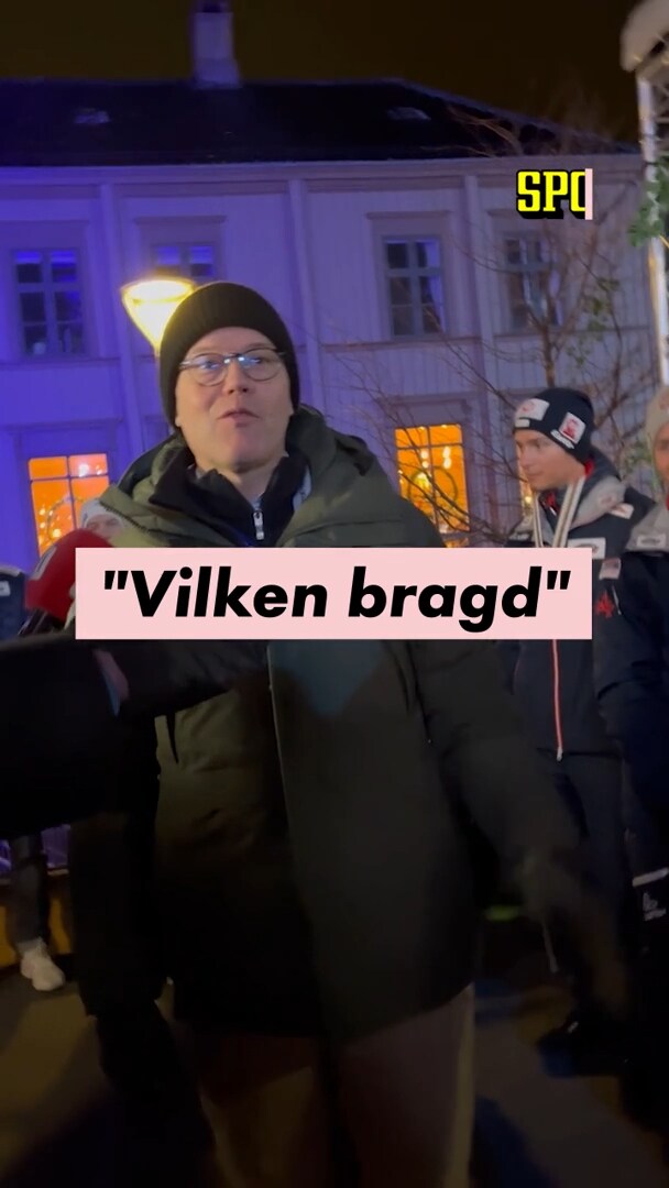 Prins Daniel “Vilken bragd”
