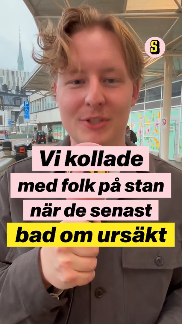 När bad folk om ursäkt senast?