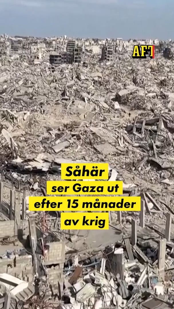 Så ser Gaza ut – efter 471 dagar av krig