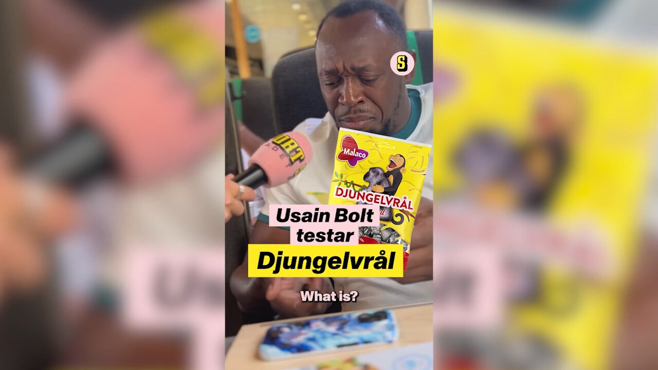 Usain Bolt testar Djungelvrål