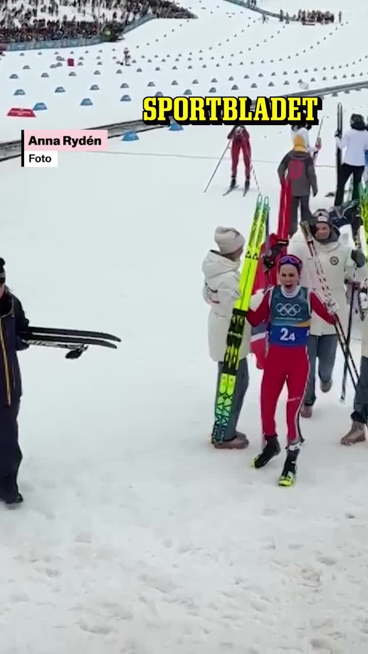 Norskans vrål – mitt framför svenskorna