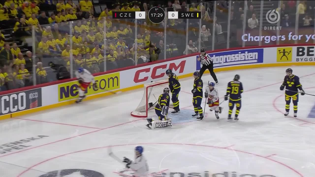 Tjeckien vann Sverige med 4–1