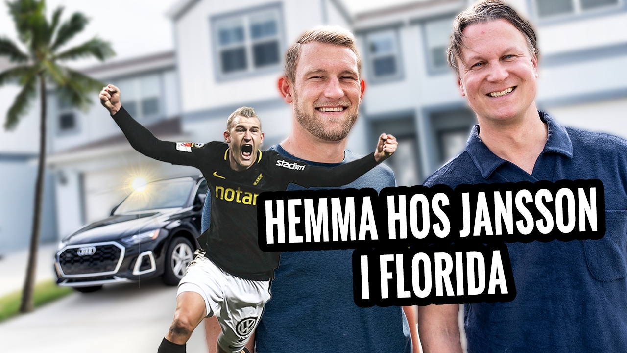 Hemma hos AIK-hjälten Robin Jansson i Florida