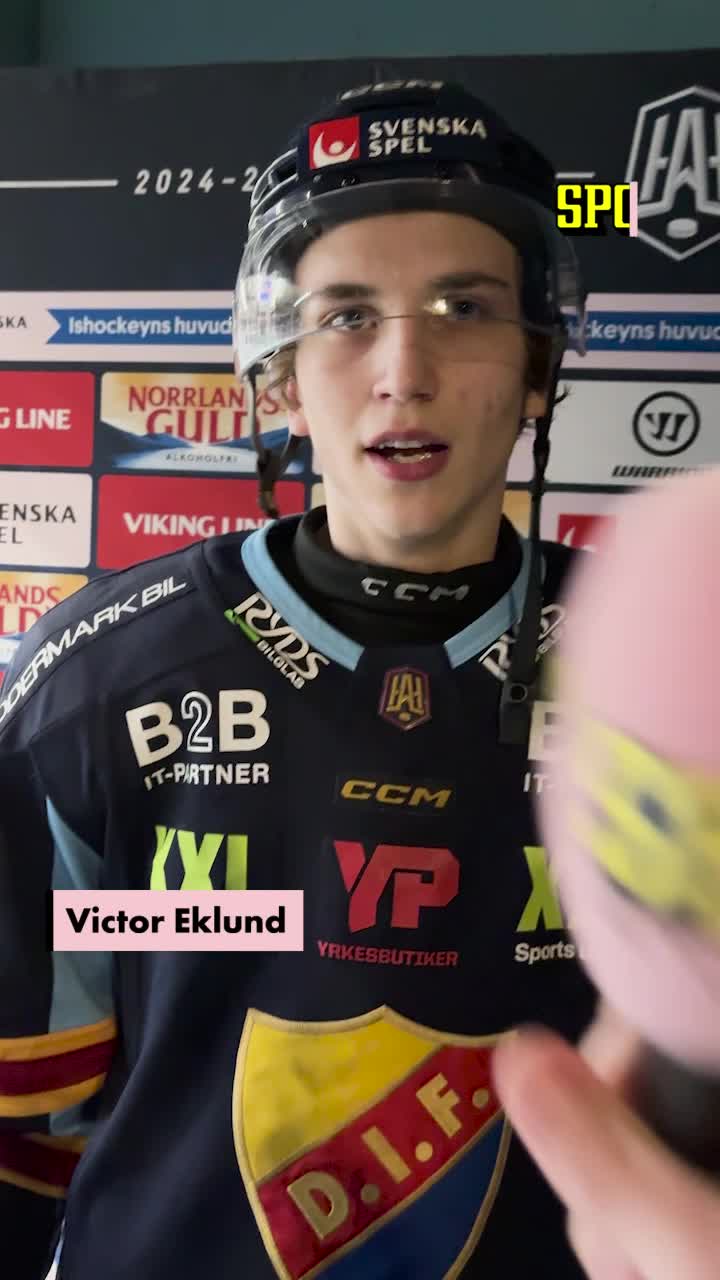 Victor Eklund “Som slutspel ska vara”