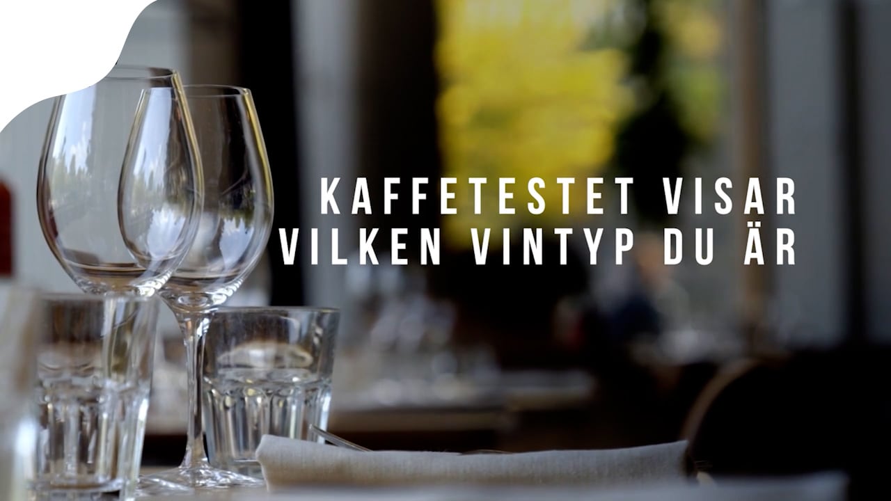 Kaffetestet visar vilken vintyp du är