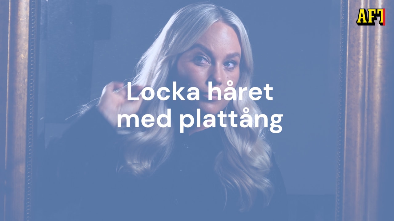 Så lockar du håret med plattång