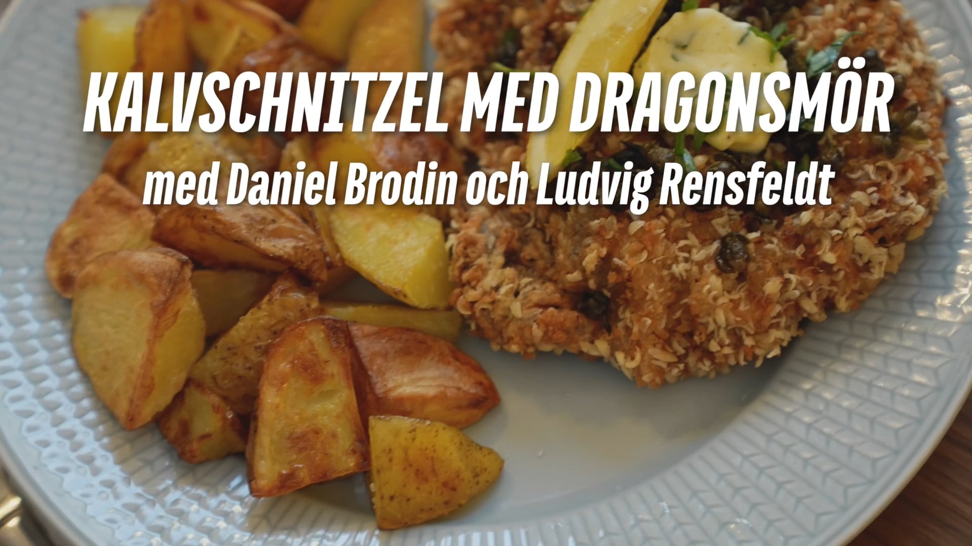 Djurgårdens vinnarrätt: Kalvschnitzel med rostad potatis
