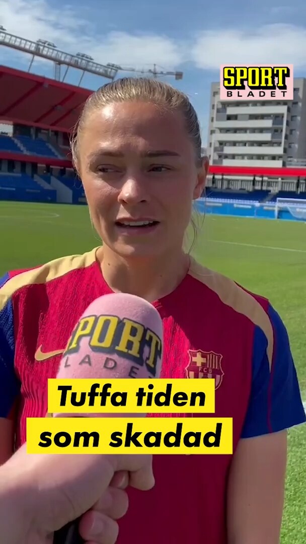 Fridolina Rolfö om tuffa tiden som skadad