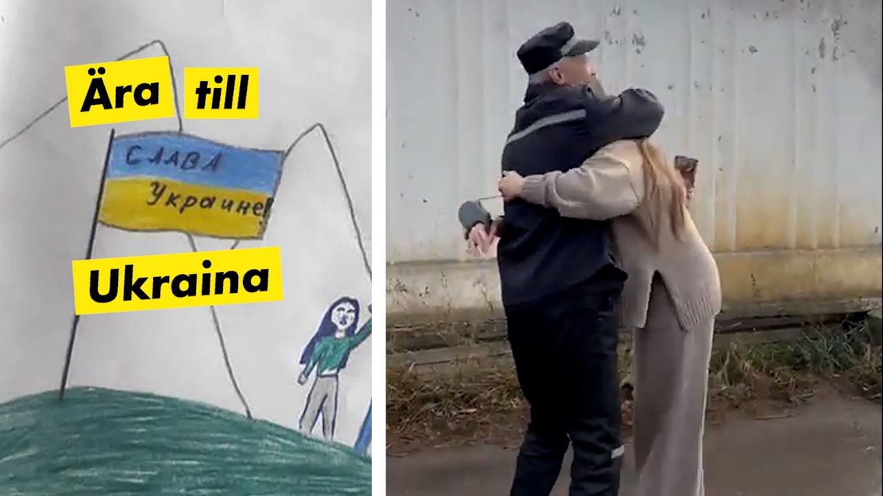 Han greps efter dotterns fredsteckning – se återföreningen
