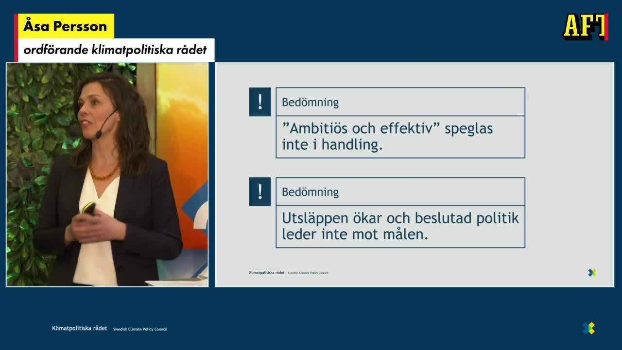 Sågar regeringens klimatpolitik: ”Speglas inte i handling”