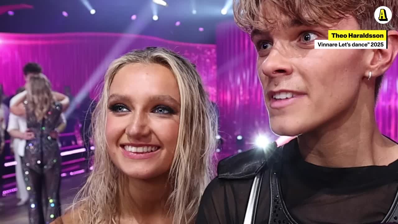 Vinnarna av ”Let&rsquo;s dance” 2025 är Theo Haraldsson