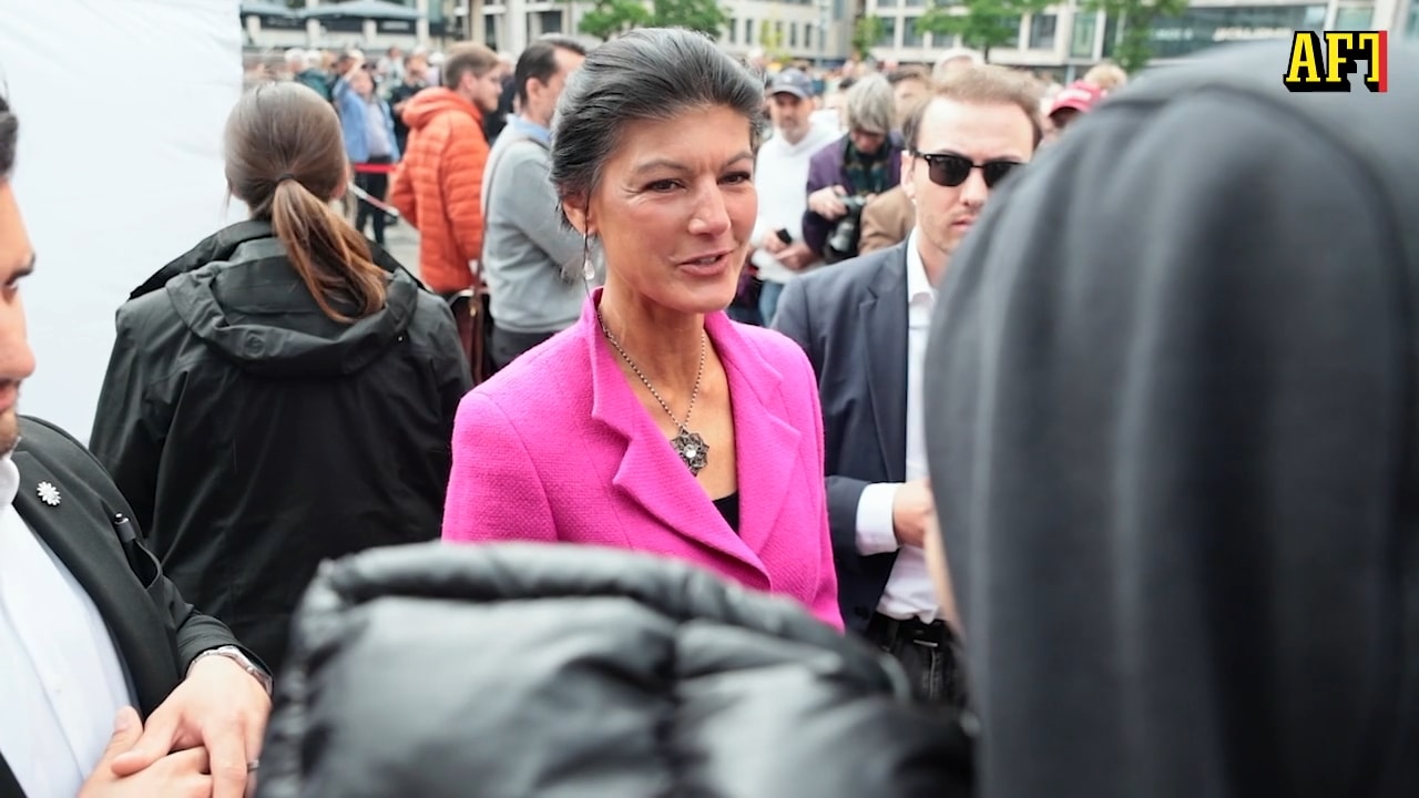 Tyska vänsterpolitikern utmanar de högerextrema