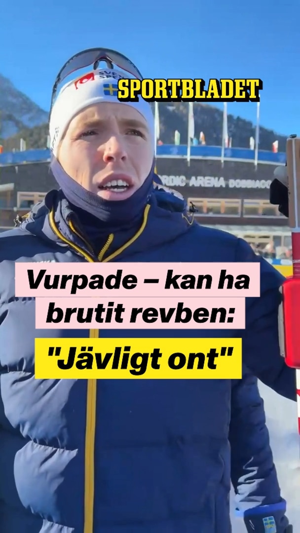 Poromaa ramlade – kan ha brutit revben: "Jävligt ont"