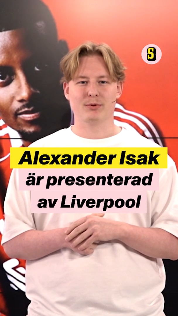 Alexander Isak är presenterad av Liverpool